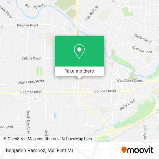 Benjamin Ramirez, Md map