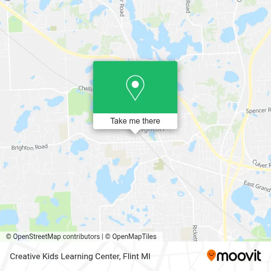 Creative Kids Learning Center map