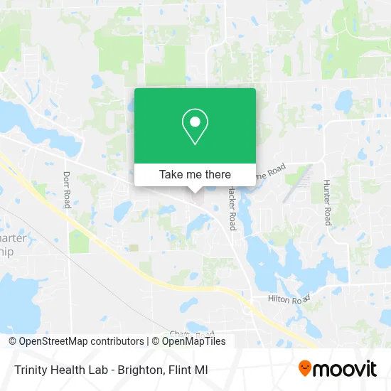 Trinity Health Lab - Brighton map