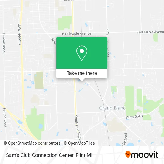 Sam's Club Connection Center map
