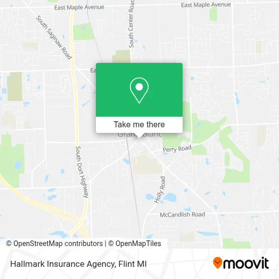 Hallmark Insurance Agency map