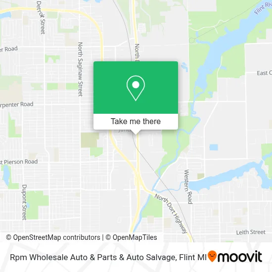 Rpm Wholesale Auto & Parts & Auto Salvage map