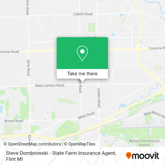 Steve Dombrowski - State Farm Insurance Agent map