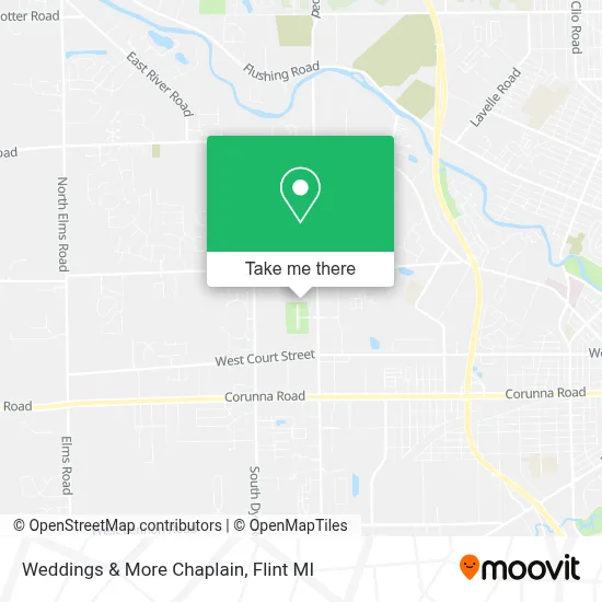 Weddings & More Chaplain map