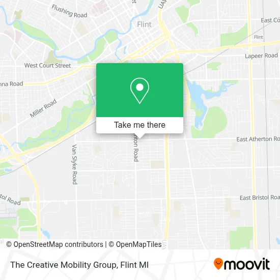 The Creative Mobility Group map