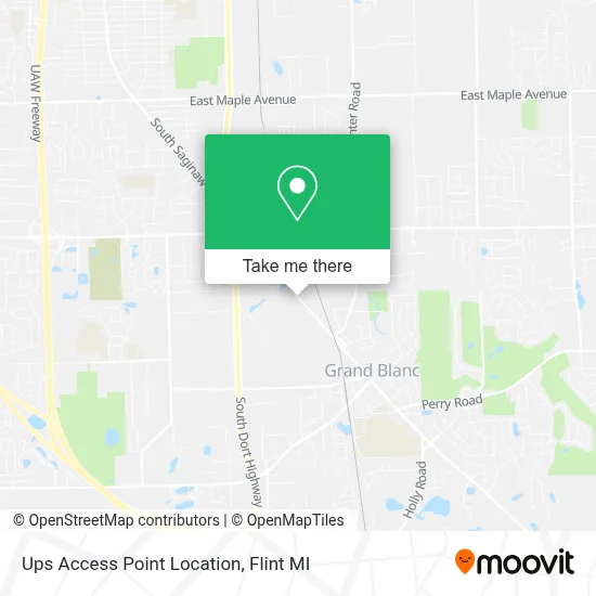 Ups Access Point Location map