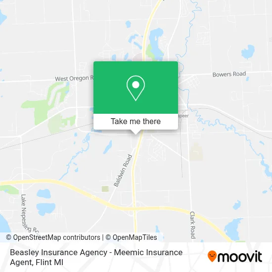 Beasley Insurance Agency - Meemic Insurance Agent map