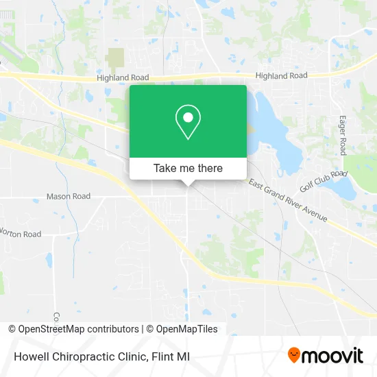 Howell Chiropractic Clinic map