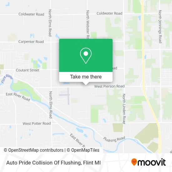 Auto Pride Collision Of Flushing map
