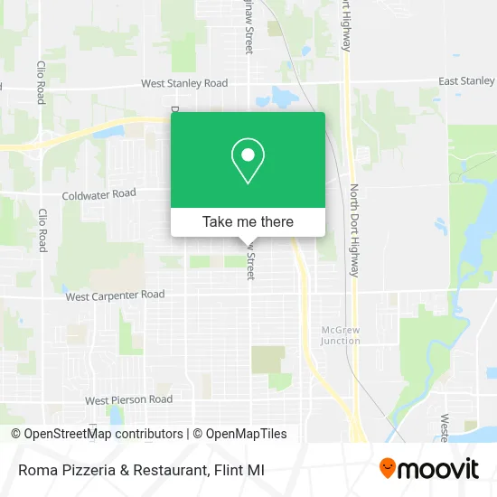 Roma Pizzeria & Restaurant map