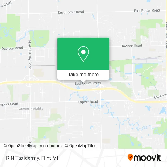 R N Taxidermy map