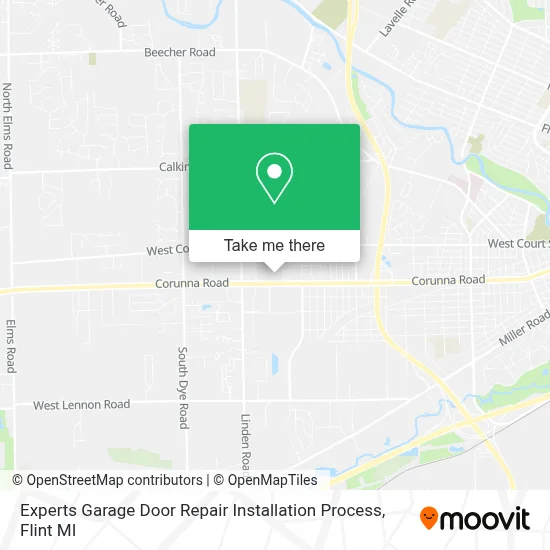 Experts Garage Door Repair Installation Process map