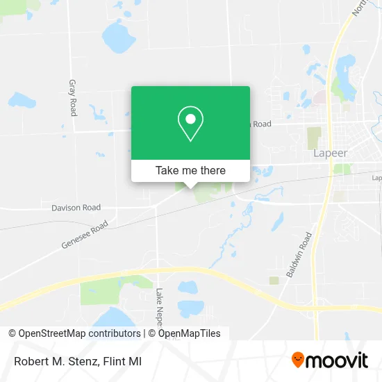 Robert M. Stenz map