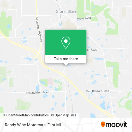 Randy Wise Motorcars map