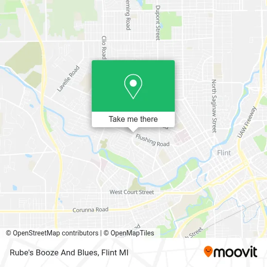 Rube's Booze And Blues map