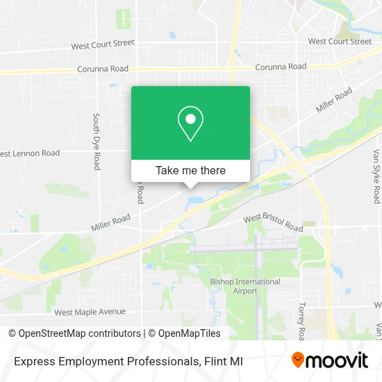 Express Employment Professionals map
