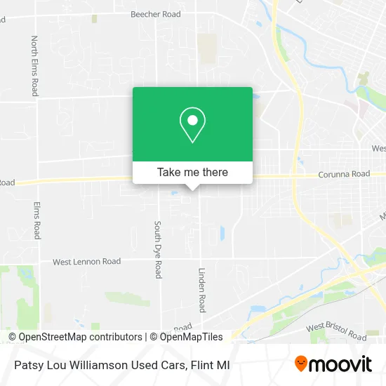 Patsy Lou Williamson Used Cars map