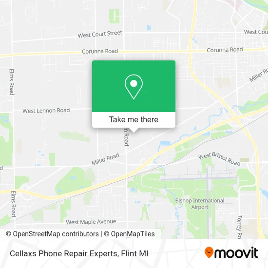 Cellaxs Phone Repair Experts map