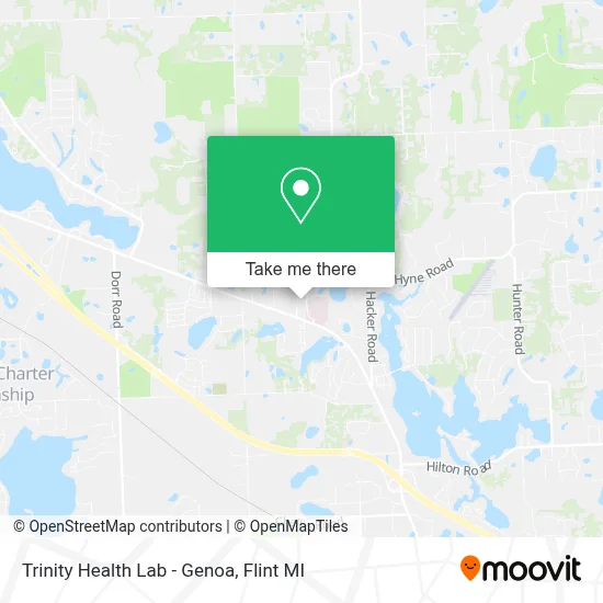 Trinity Health Lab - Genoa map
