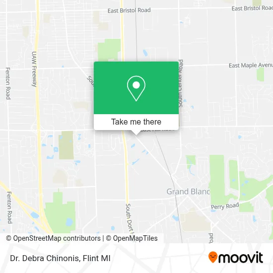 Dr. Debra Chinonis map