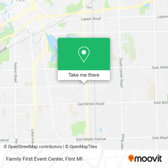 Family First Event Center map
