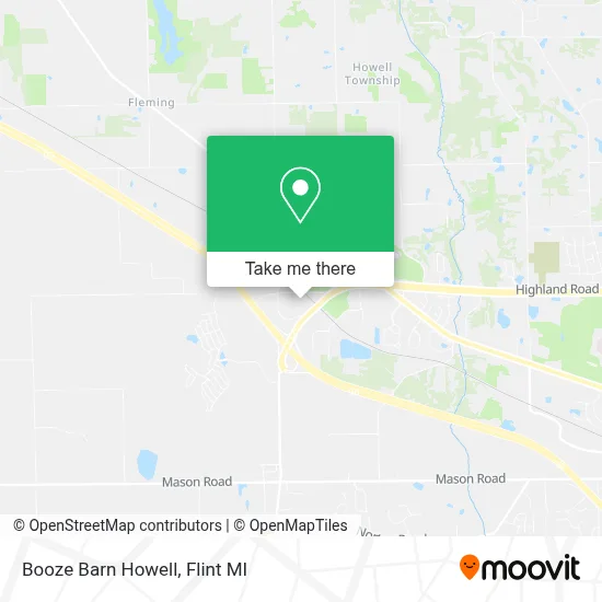 Booze Barn Howell map