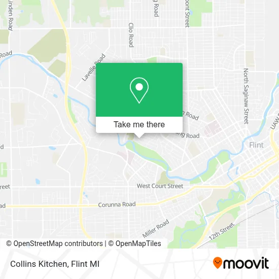 Collins Kitchen map