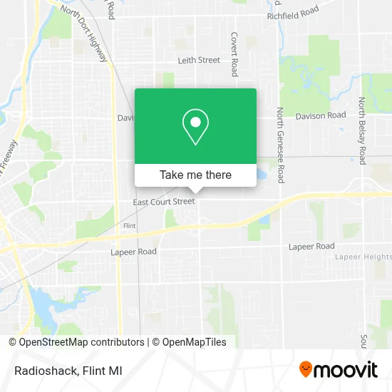 Radioshack map