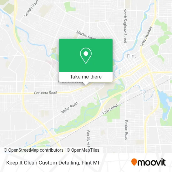 Keep It Clean Custom Detailing map