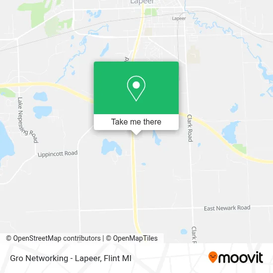 Gro Networking - Lapeer map