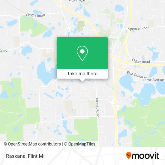 Raskana map