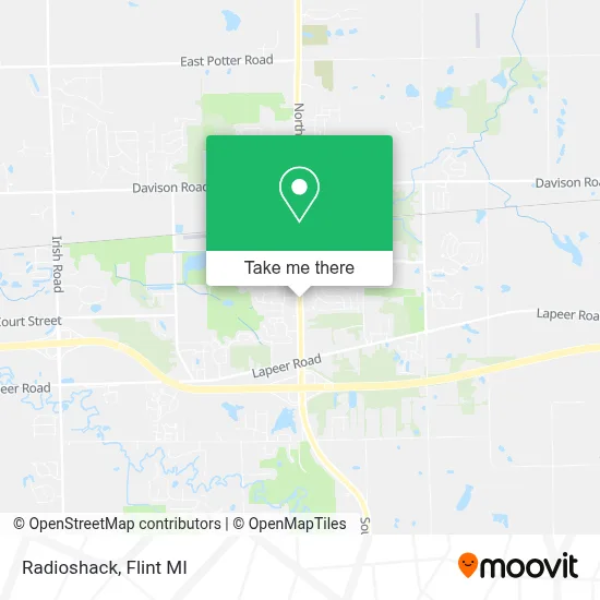 Radioshack map