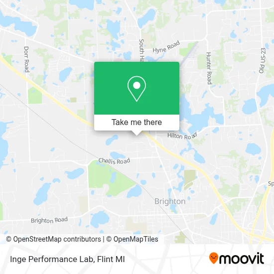 Inge Performance Lab map