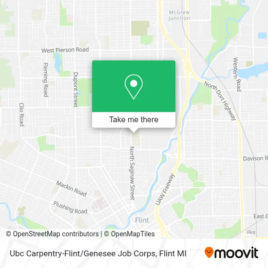 Ubc Carpentry-Flint / Genesee Job Corps map