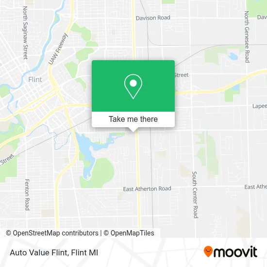 Auto Value Flint map