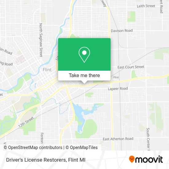 Driver's License Restorers map