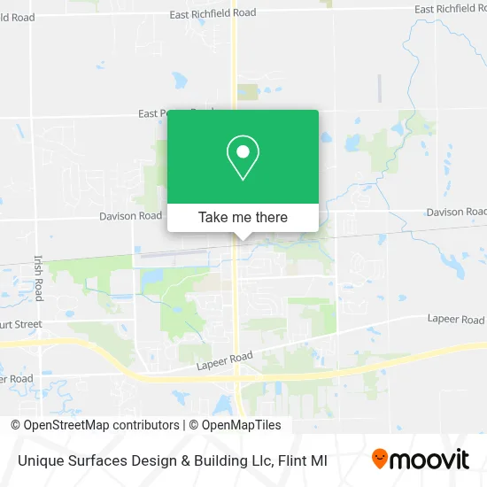 Unique Surfaces Design & Building Llc map