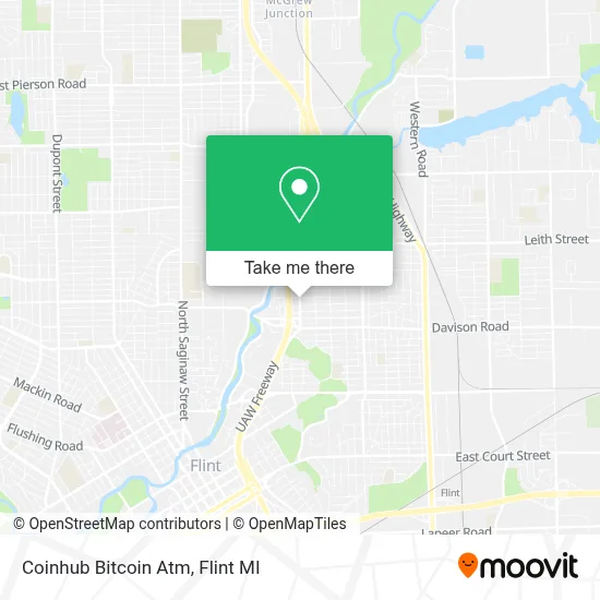 Coinhub Bitcoin Atm map