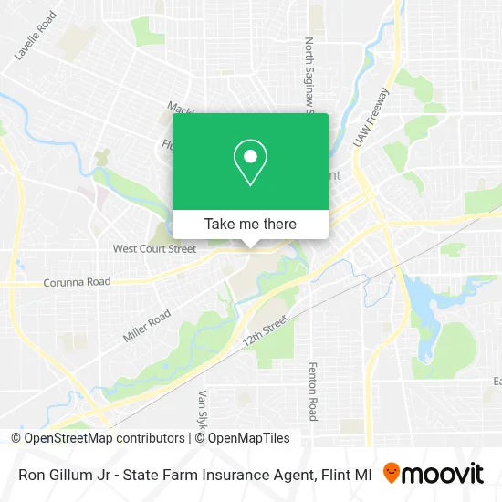 Ron Gillum Jr - State Farm Insurance Agent map