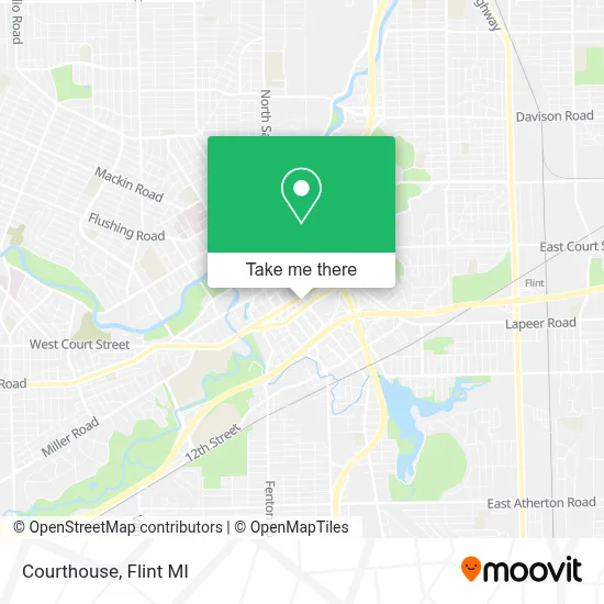 Courthouse map