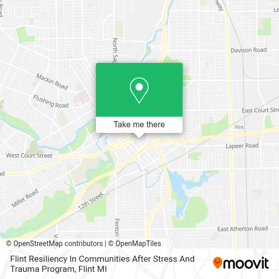Flint Resiliency In Communities After Stress And Trauma Program map