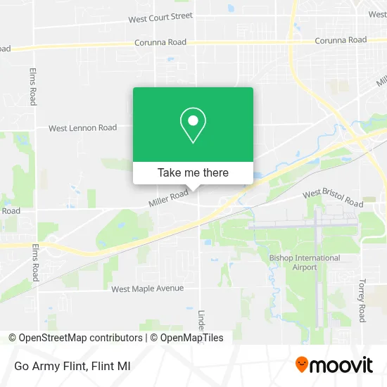 Go Army Flint map