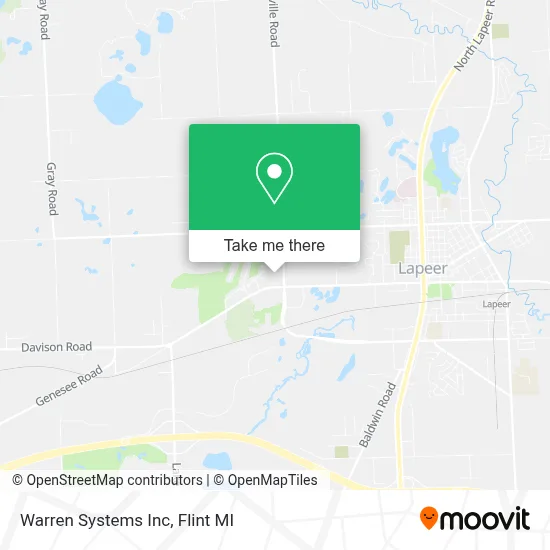Warren Systems Inc map