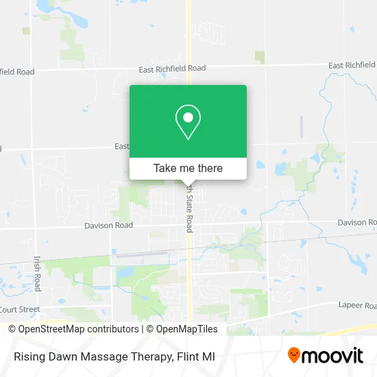 Rising Dawn Massage Therapy map