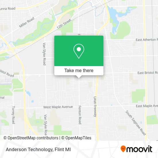 Anderson Technology map