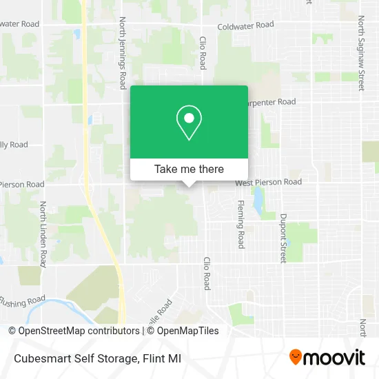 Cubesmart Self Storage map