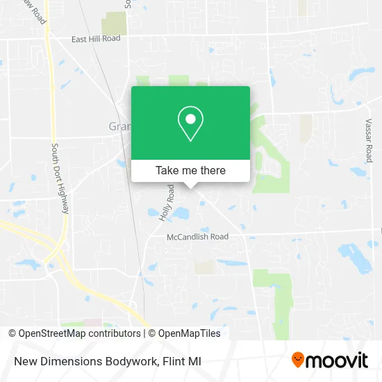 New Dimensions Bodywork map