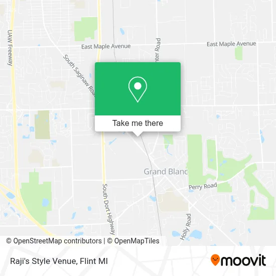 Raji's Style Venue map