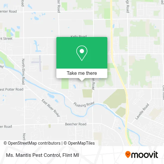 Ms. Mantis Pest Control map