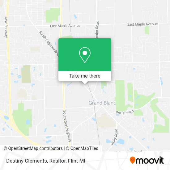 Destiny Clements, Realtor map